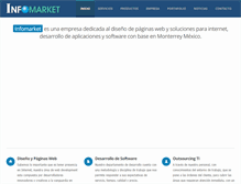 Tablet Screenshot of infomarket.com.mx